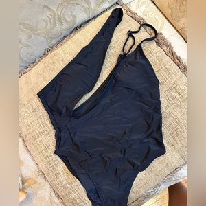 Single Shoulder Shein One piece swimsuit